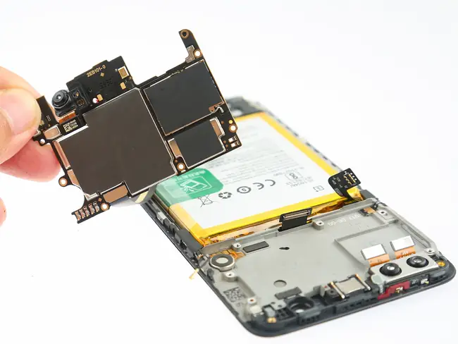 Remove the motherboard