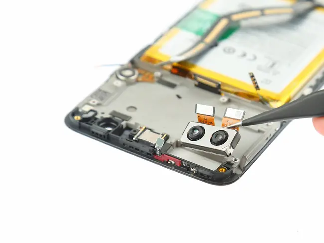 Remove the rear camera