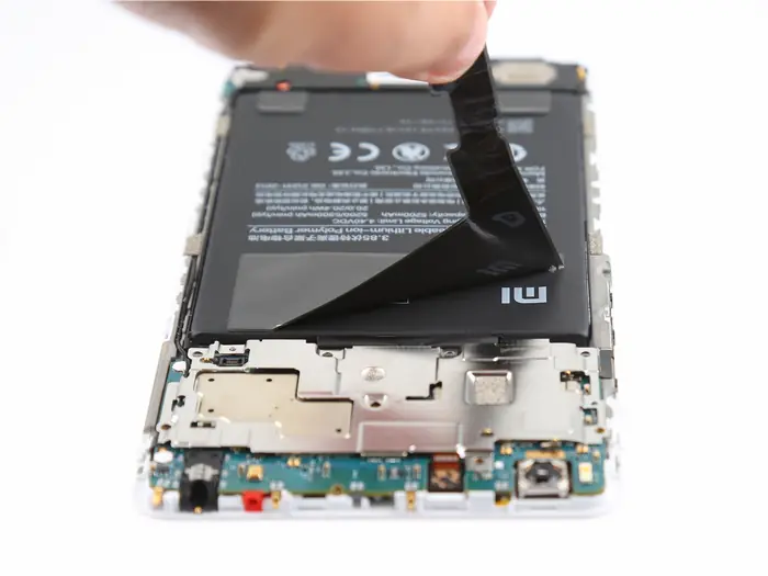 Remove the graphite sticker