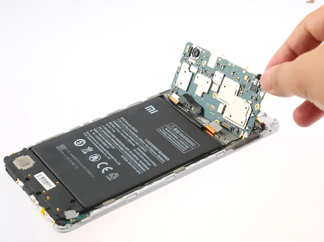 Remove the motherboard