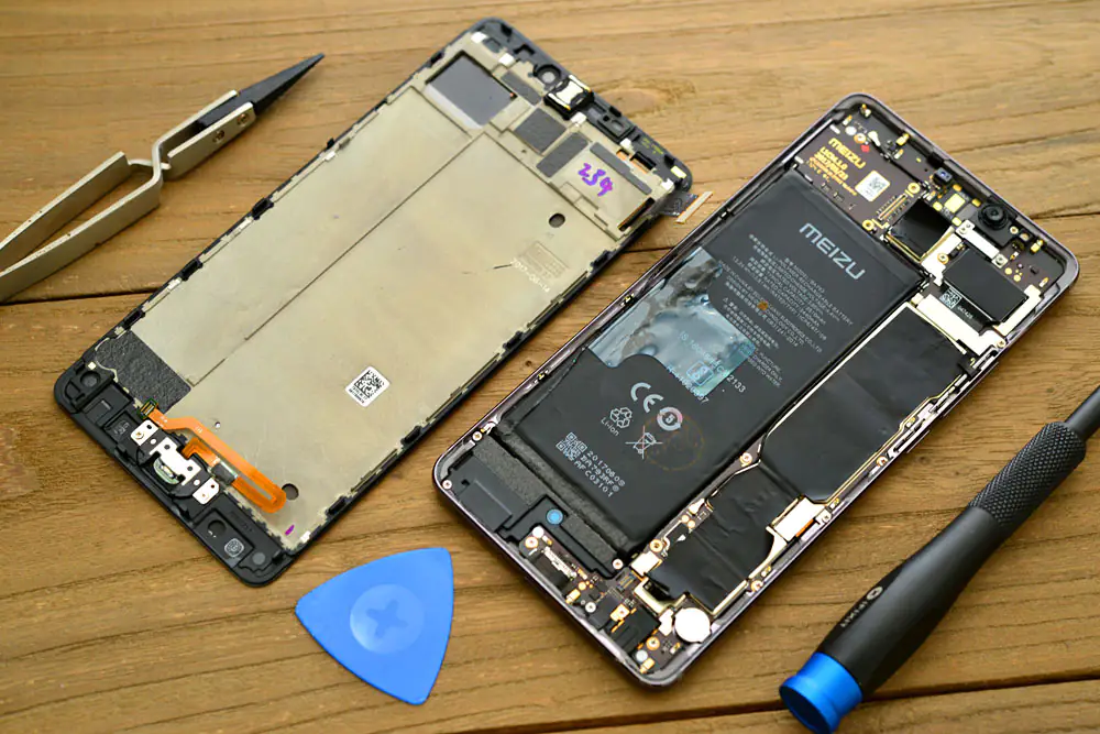 Remove the screen