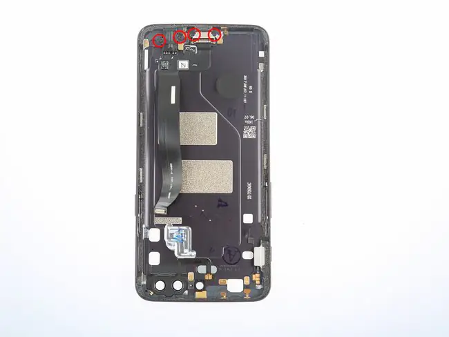 Remove the two screws securing the USB Type-C port
