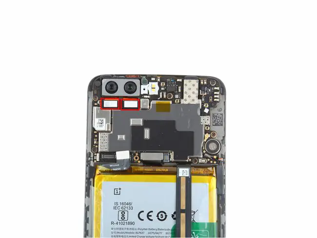 Remove the rear camera