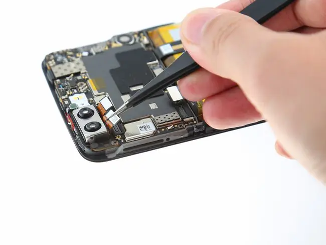 Remove the rear camera