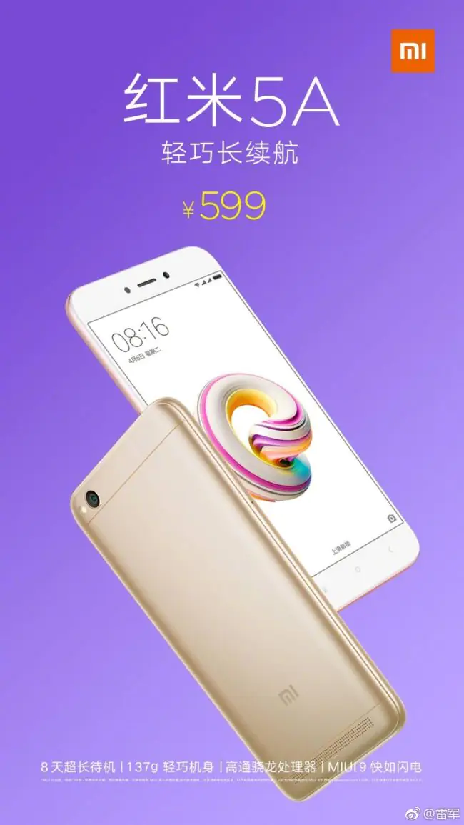 Xiaomi Redmi 5A