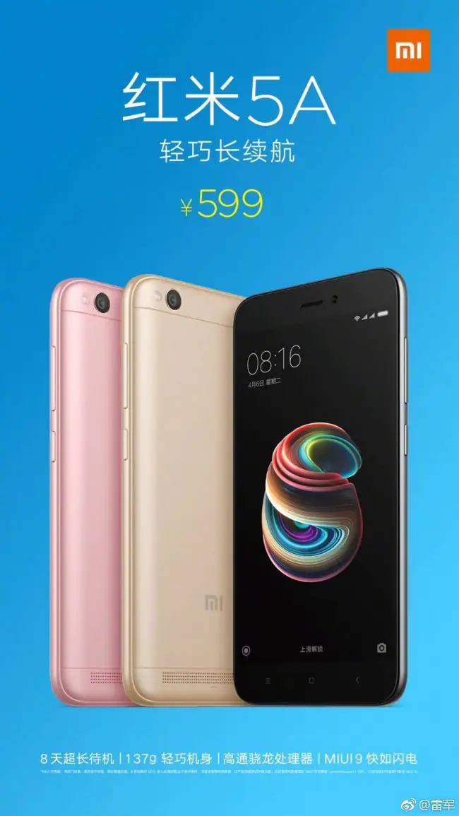 Xiaomi Redmi 5A