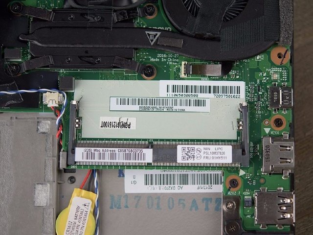 Lenovo ThinkPad X270 RAM slot