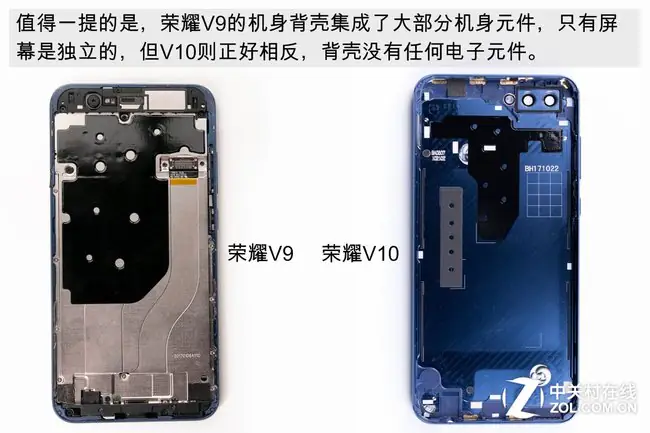 Honor V10 back cover