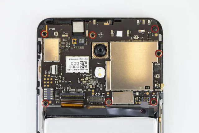 Remove the motherboard