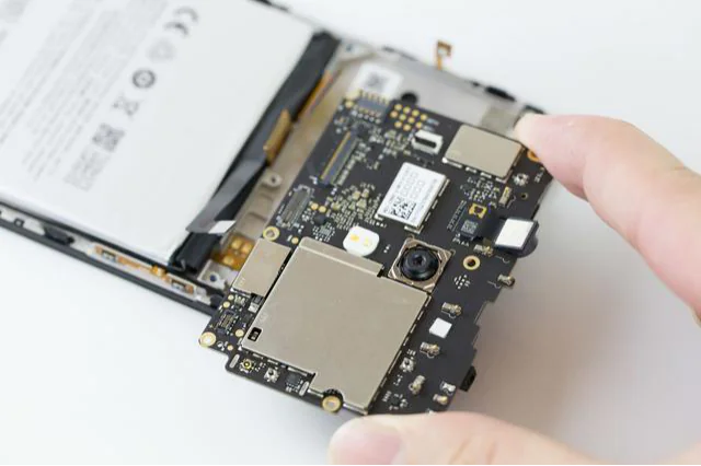 Remove the motherboard
