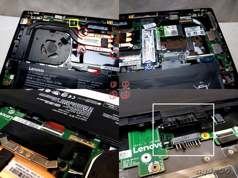 basen Uensartet buket Lenovo ThinkPad X1 Carbon 2017 5th Gen Disassembly and RAM, SSD Upgrade  options