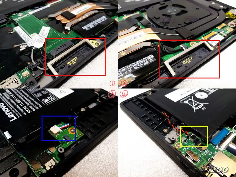 Lenovo ThinkPad X1 Carbon 5th Gen Disassembly and RAM, SSD Upgrade