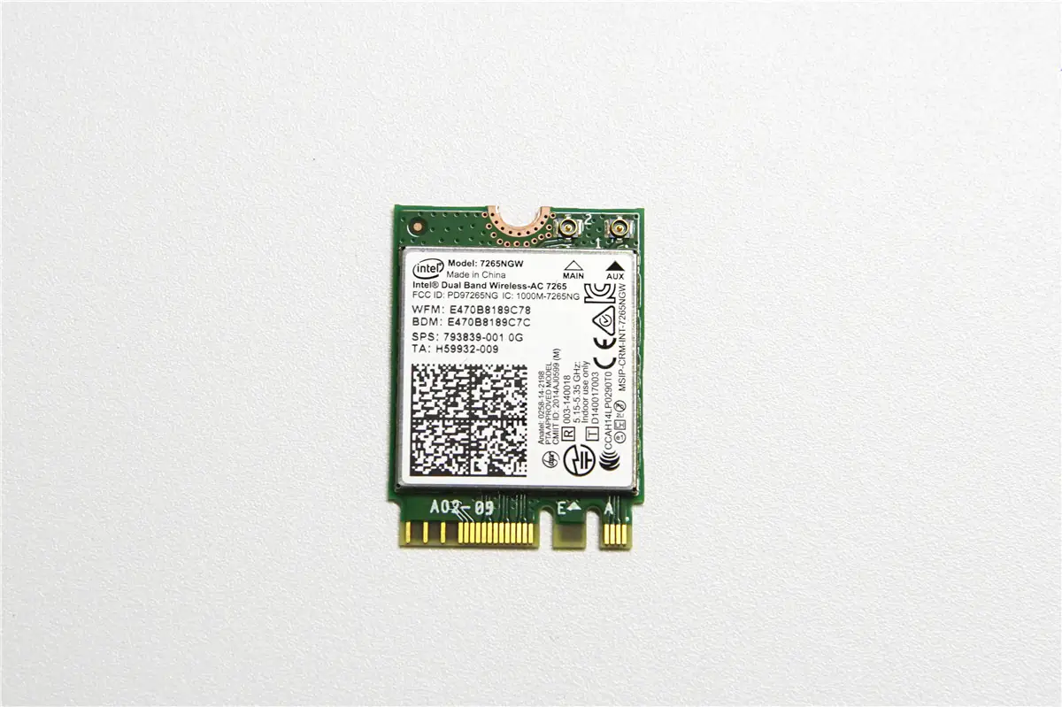 Acer Swift 5 SF514-52 wireless network card
