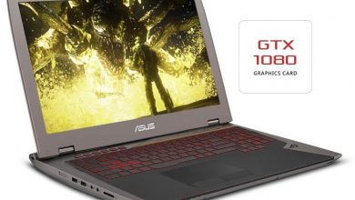 Asus laptop with GTX 1080