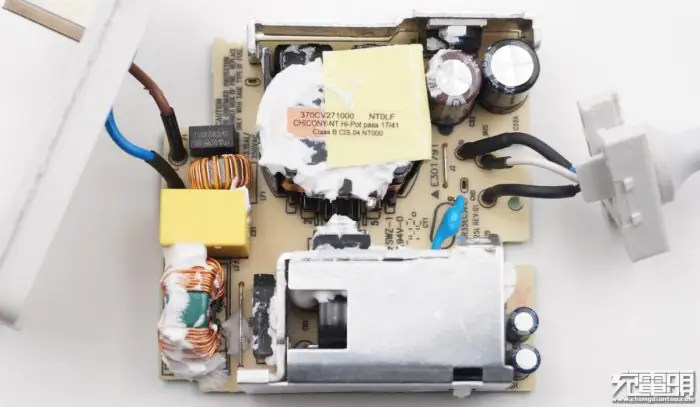 The front of the circuit board