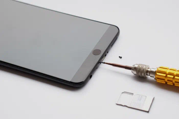 Remove the two screws