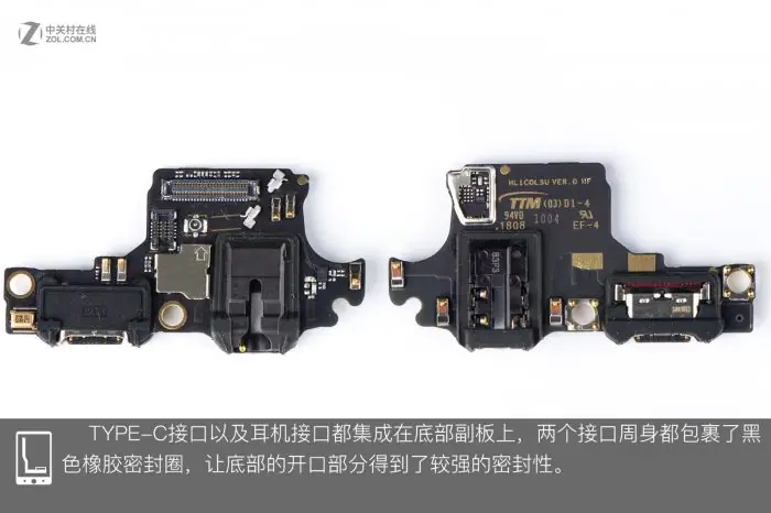 Type-C and earphone ports