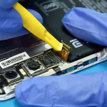 Disconnect the battery connector