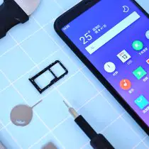 Remove the SIM card tray
