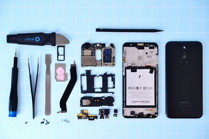 Meizu 6T internal components