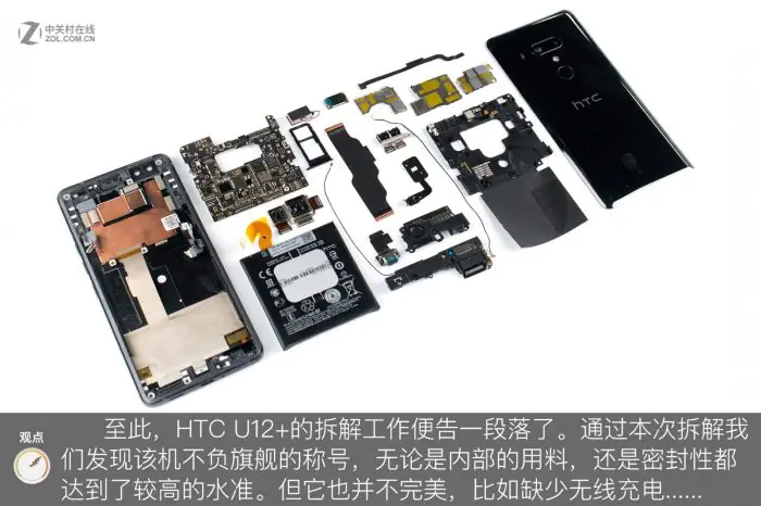 HTC U12+ components