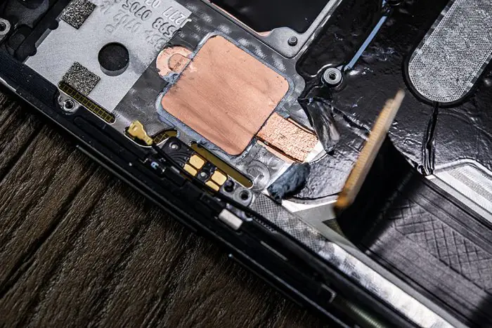 Meizu 16 heat pipe