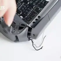 Remove the rear axis