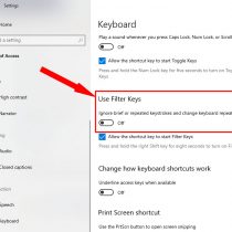 filter keys