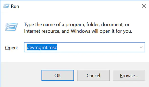 Devmgmt.msc screenshot