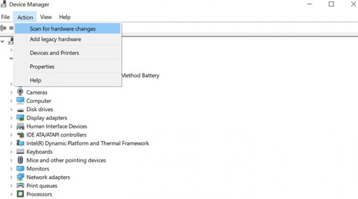 scan hardware change