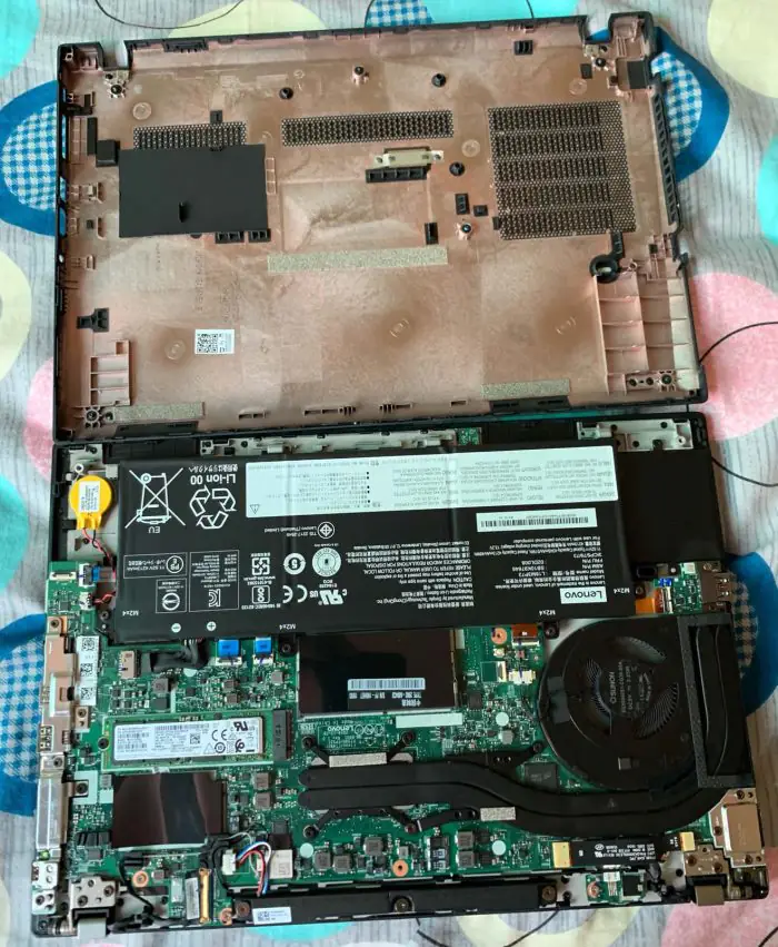 Remove bottom cover Remove the bottom cover