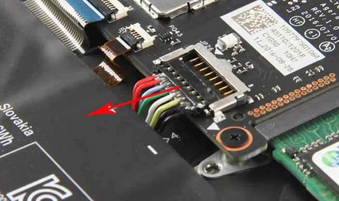 Disconnect the battery cable