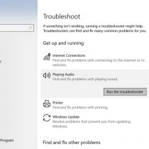 Windows Troubleshooter