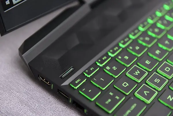 HP Pavilion Gaming 15-dk0000 power button