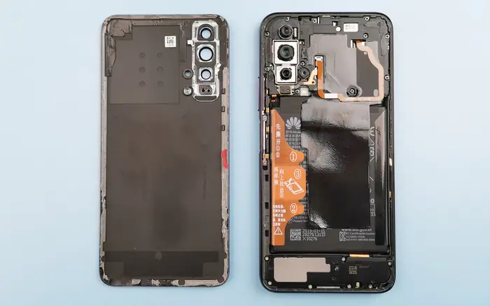 Remove the back cover