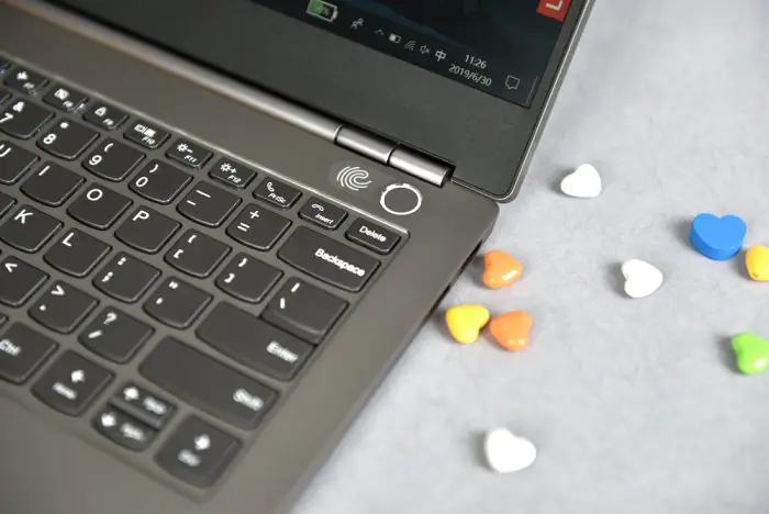 Lenovo ThinkBook 14s power button