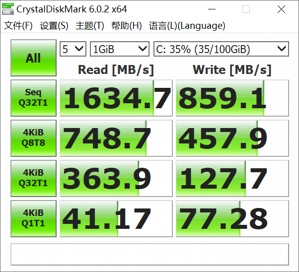 SSD speed