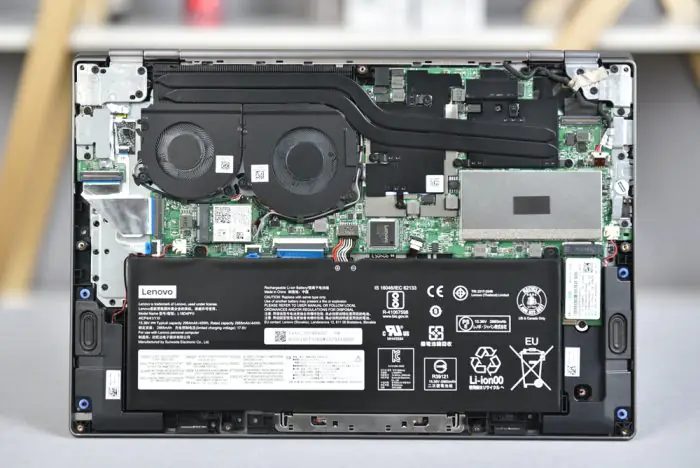 Lenovo ThinkBook 14s internal structure