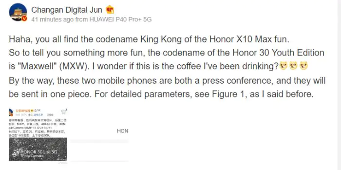 Honor 30 Lite