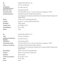 Asus Zenfone 7 Series NCC certification