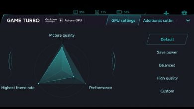 Xiaomi Mi 10 Pro+ GPU Turbo setting