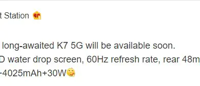 Oppo K7 5G