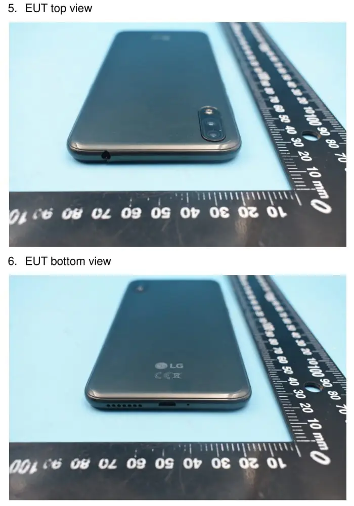 LG K31 top and bottom