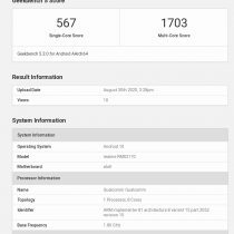 Realme 7 Pro Geekbench