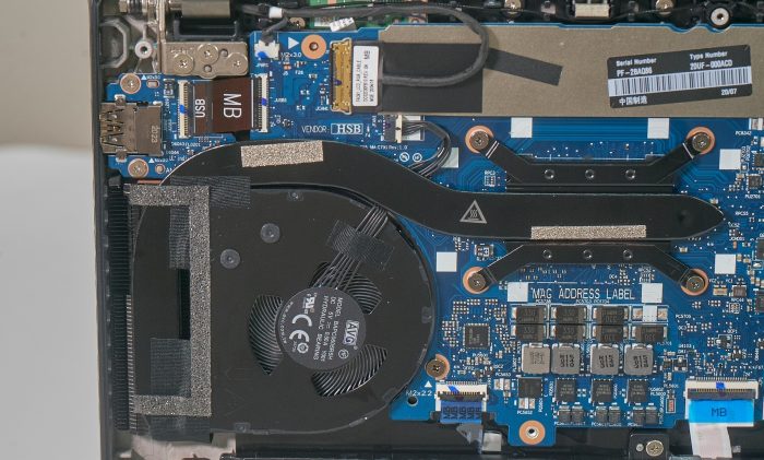 ThinkPad X13 fan