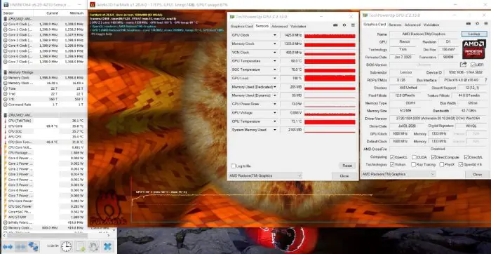 ThinkPad X13 GPU test