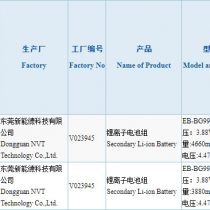 Galaxy S21 3C Batteries Capacity