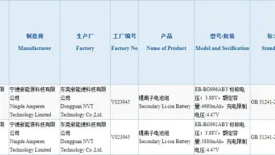 Galaxy S21 3C Batteries Capacity