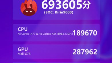 Kirin 9000 Gets 693605 Points On AnTuTu