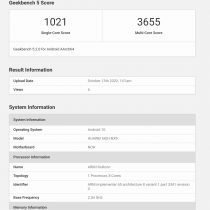 Huawei Mate 40 Pro Geekbench
